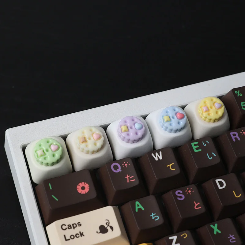 

Keycaps Mechanical Keyboard Customized Personalized Keycaps Cartoon Cute Dessert Resin Keycaps
