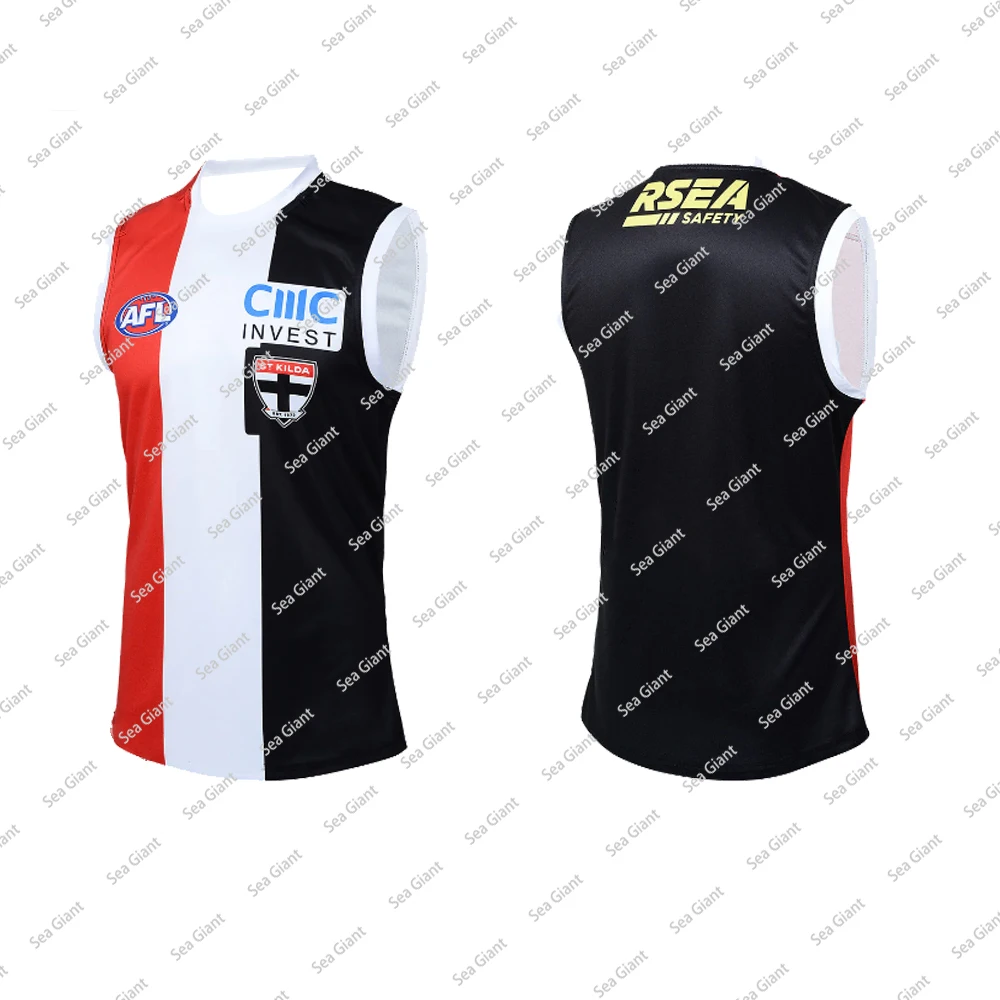 

2025-26 Mens St Kilda Guernsey 3d Printing Australian Football Football Shirt Jersey Youth Kids Training Rugby Uniform