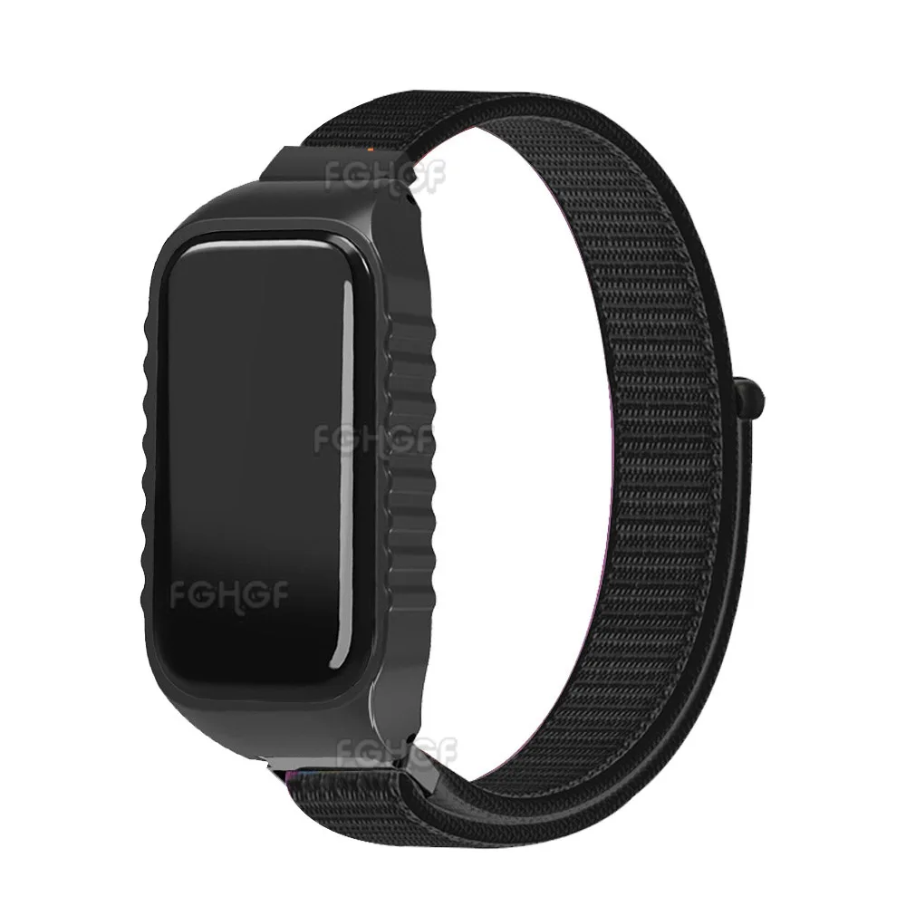 Gelang jam tangan pintar Xiaomi, tali aktif, nilon Loop untuk Mi Band 8, gelang jam tangan pintar aktif, aksesori sabuk Correa