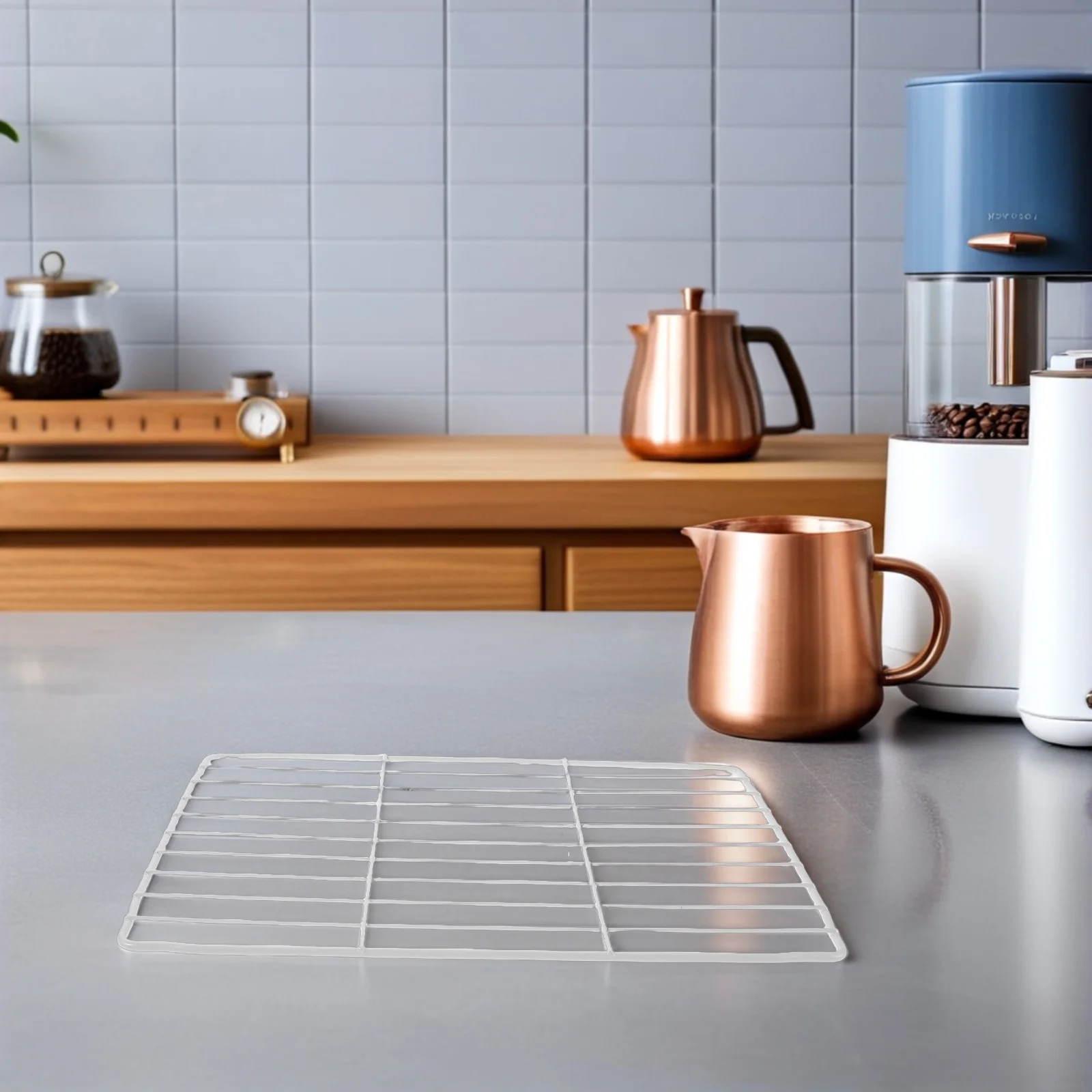 

2 pcs Freezer Drawer Organizer: Wire Mesh Shelves For Storage Optimization, Detachable Fridge Organizer With Air Circulation