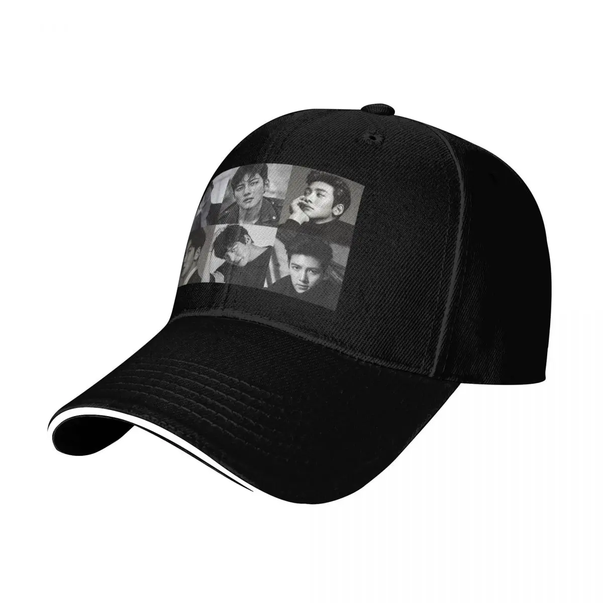 Ji Chang Wook Collage Baseball Cap Casual Daily Wear Quick Dry Performance Cotton Twill Breathable