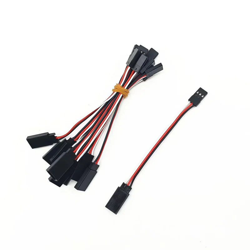 Extension Lead Wire Cable Anti-loose 30 core Servo10pcs 100mm 150MM 200MM 300MM 500MM 1000MM  For RC Futaba JR Male to Female