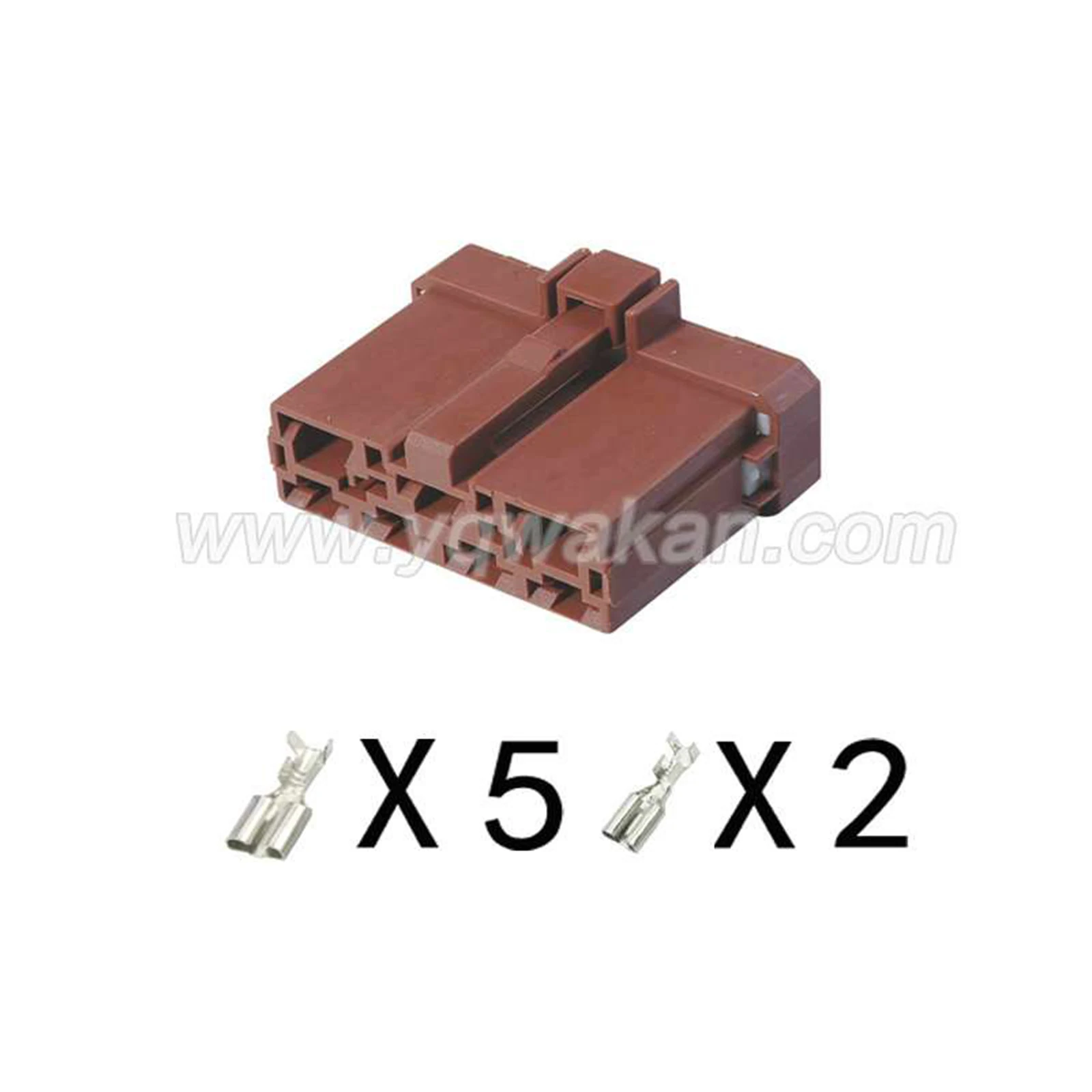 7 Pin Connector 6.3mm 7.8mm Male Female Connector Automotive Wiring Harness instrument panel Cable Socket 6950-0366 6950-1030