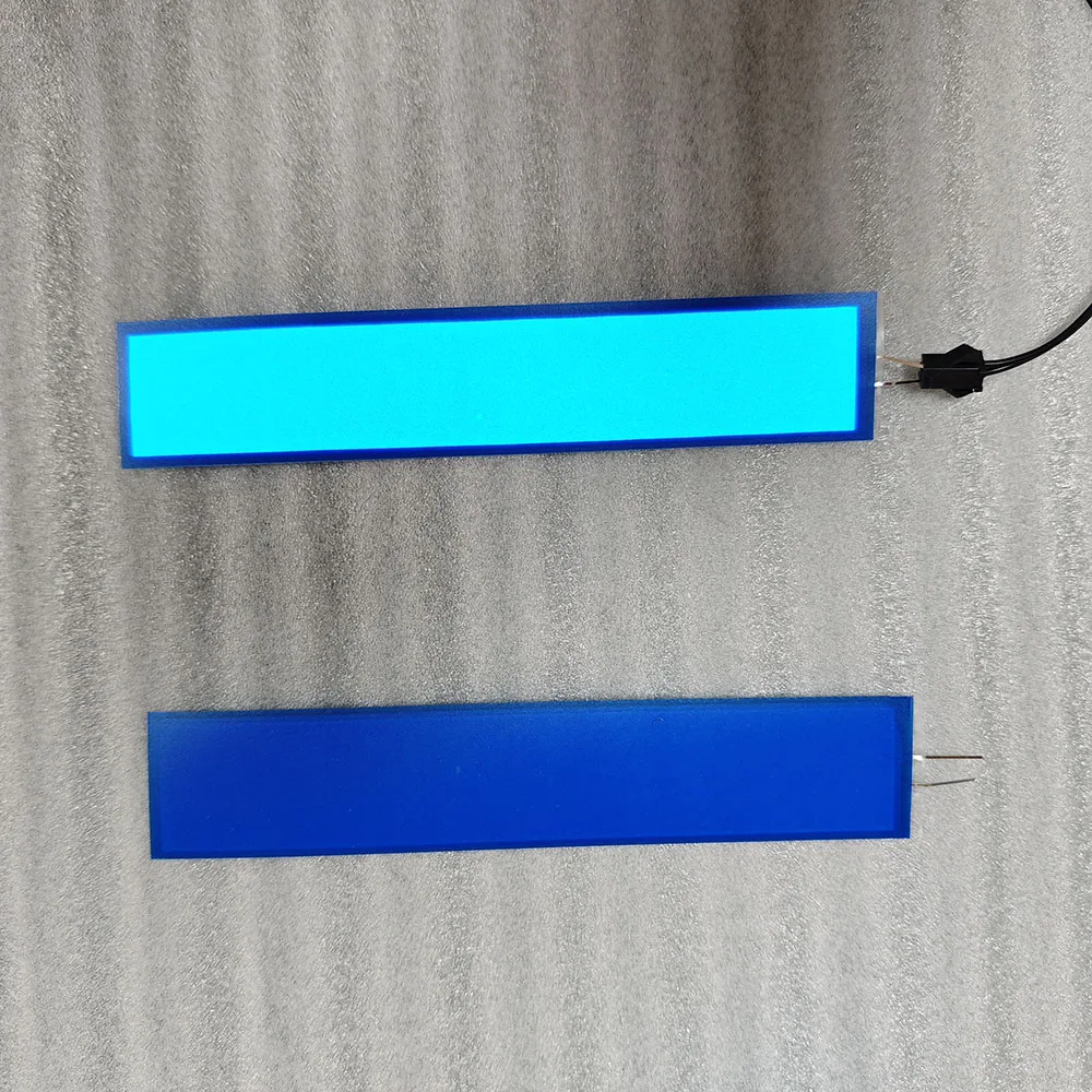 15cm x 3cm Green color EL Panel Electroluminescent Sheet LCD Backlight machine And Equipment EL Foil Lighting Paper