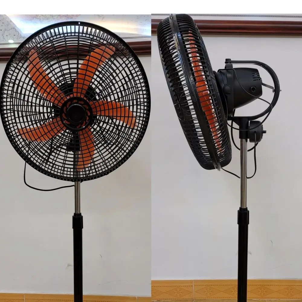 Multi-style Multi-model Floor Fan High-power Super Wind With Plastic Leaf And Iron Mesh Three Adjustable Fixed Wide Angle Shake