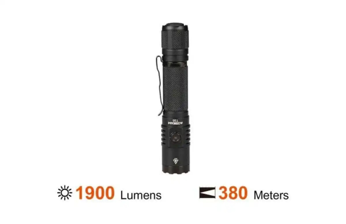 

Acebeam T35 1900 lumens Compact Tactical Flashlight