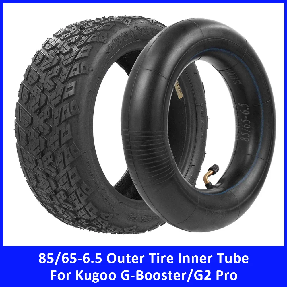 10Inch 85/65-6.5 Outer Tire Inner Tube for Kugoo G-Booster G2 Pro Electric Scooter Accessories Outer Tyre Inner Tube Replacement
