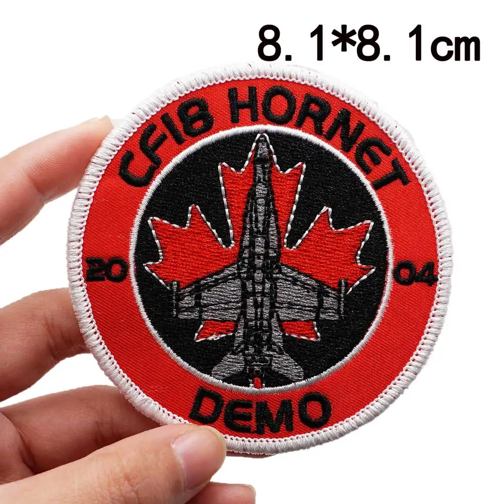 Canada Tactical Embroidery Patches with Hook and Loop Backing for Backpacks Clothing military Accessories