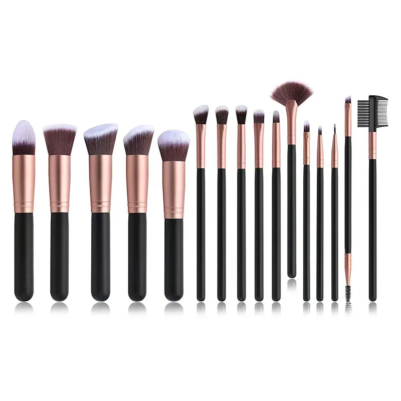 Ferramentas presente de natal 14 pçs pincéis de maquiagem conjunto macio macio fundação blush pó sombra mistura cosméticos femininos beleza