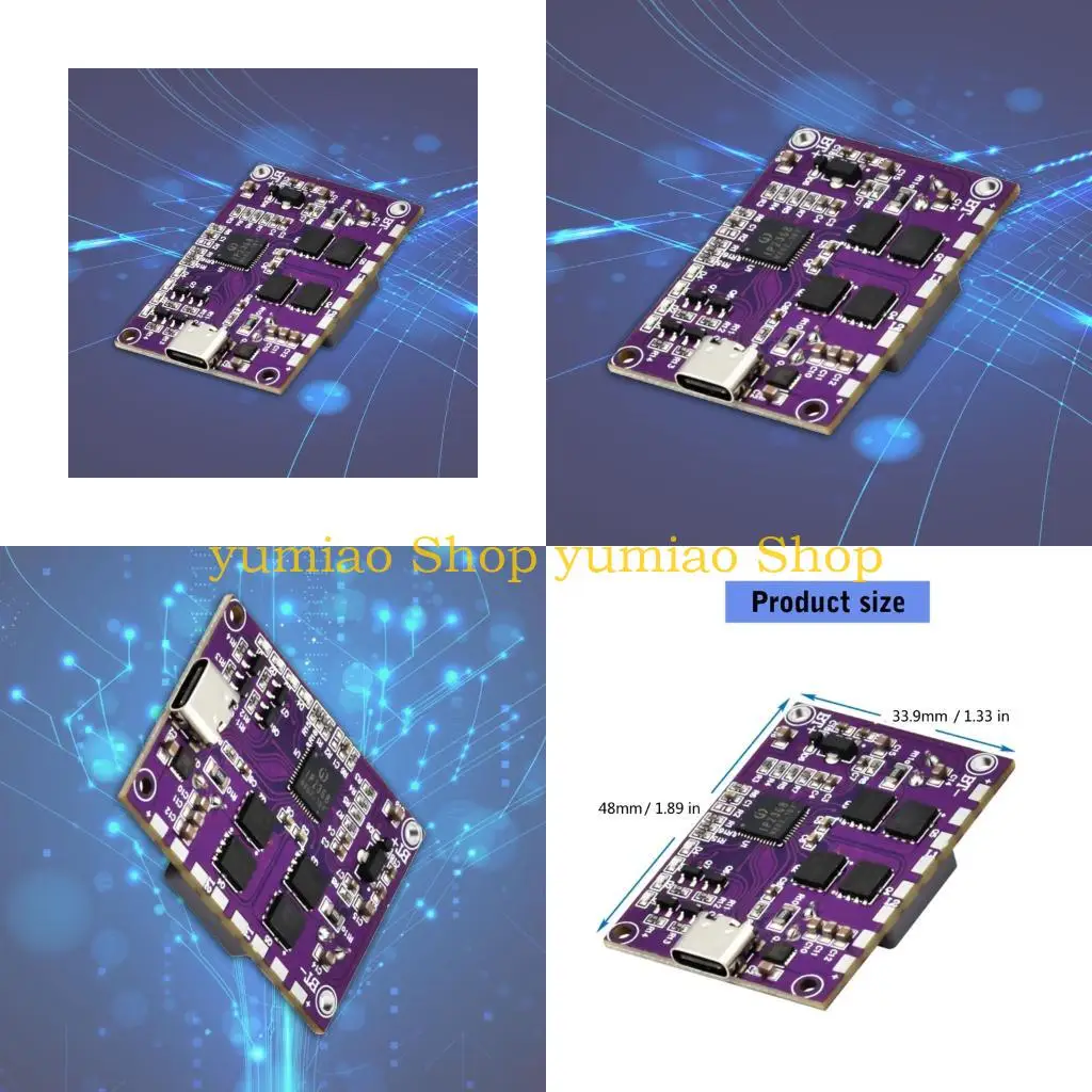 587B IP2368 Advanced Buckes Charging Module With Type C Port Maintains Fixed Voltages For Battery Fluctuation