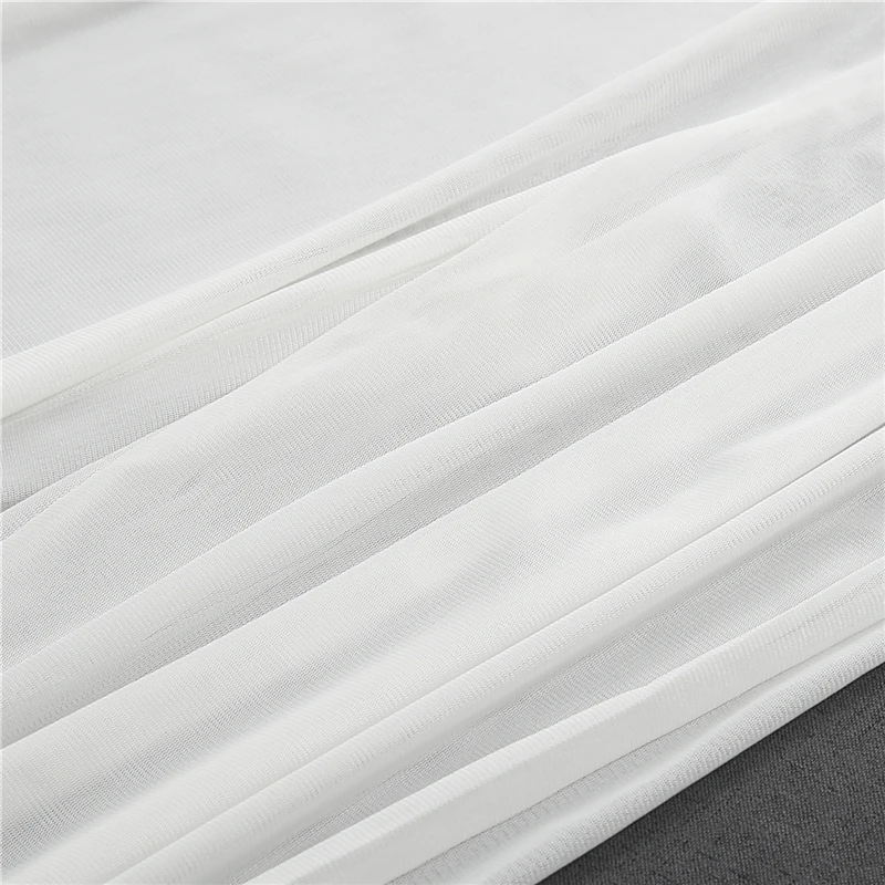 Pantaloni a gamba larga a vita alta Pantaloni a rete colorata da donna Pantaloni casual a taglio lungo dritto da strada