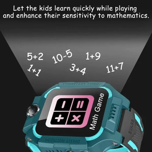 Imagen 2 del producto Reloj Inteligente Lenovo para Niños con GPS, Localizador, Tarjeta SIM, Resistente al Agua, Llamadas, Cámara, Reloj Inteligente Móvil para iPhone y Android, para Regalo 2026
