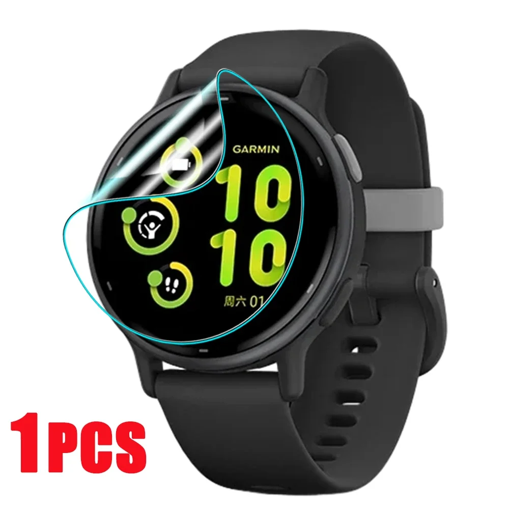 NEW For Garmin Vivoactive 3 4 4S Soft TPU Screen Protector Protective Film Guard Anti Explosion Anti-shatter