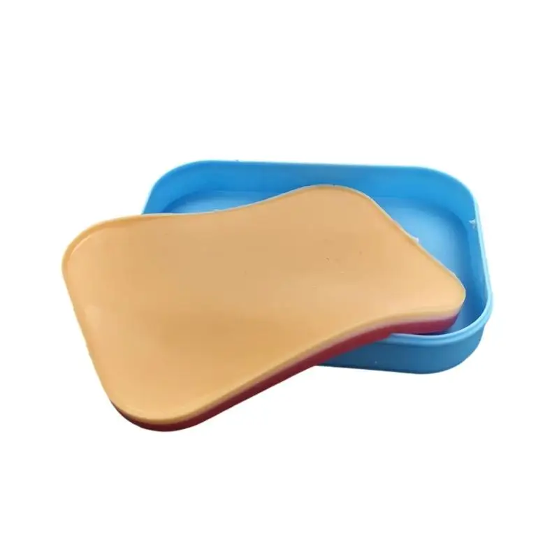 Y1UB Suture Practice Skin Model for Basic Surgical Skills Training, Suturing Lessons and Knot Tying Drill, 15X11CM Size