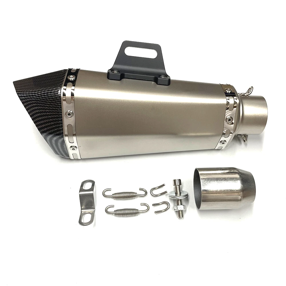 51mm Universele Inlaat Motorfiets Uitlaat R11 Uitlaat met DB killer voor ninja650 Z750 Z800 mt03 R6 R3 R25 Z400 Z900 MT07 MT09