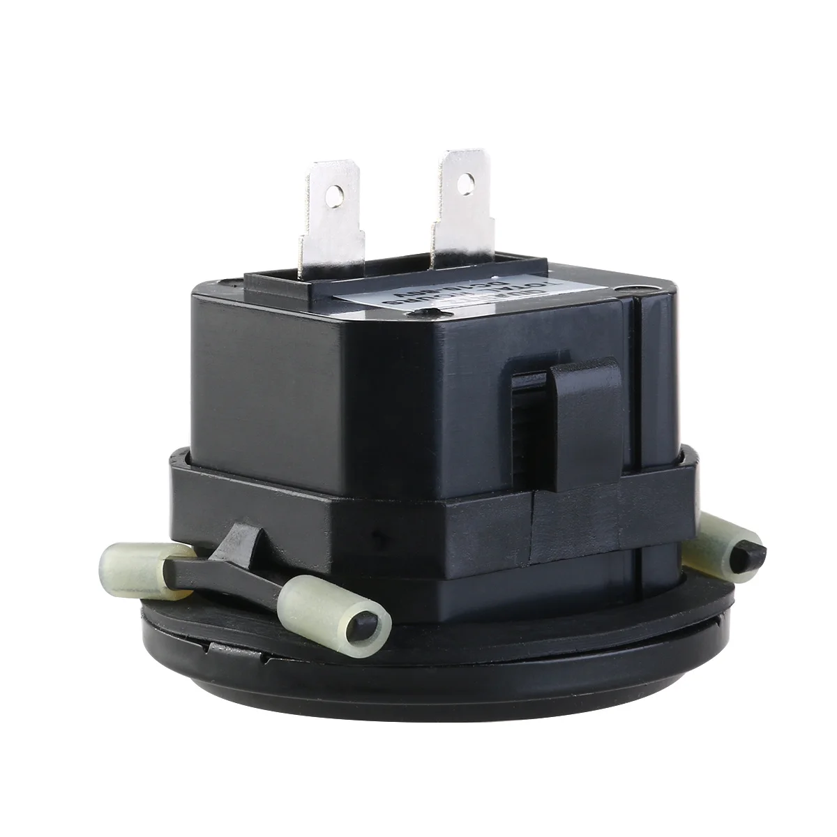 

10V-80V Dc Round Quartz Hour Meter Black 6-Digit Display Waterproof for Generator Marine Boat Mower Engine Timing Gauge