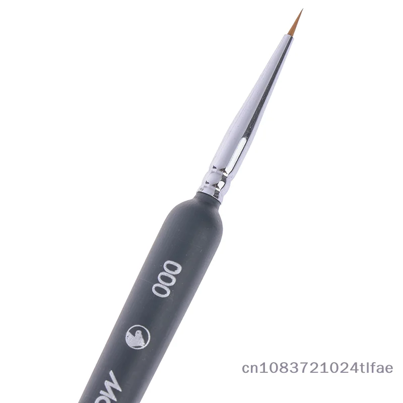 3 قطع 0/ 00/ 000 فرشاة طلاء احترافية لشعر الذئب للوازم الفنية #6