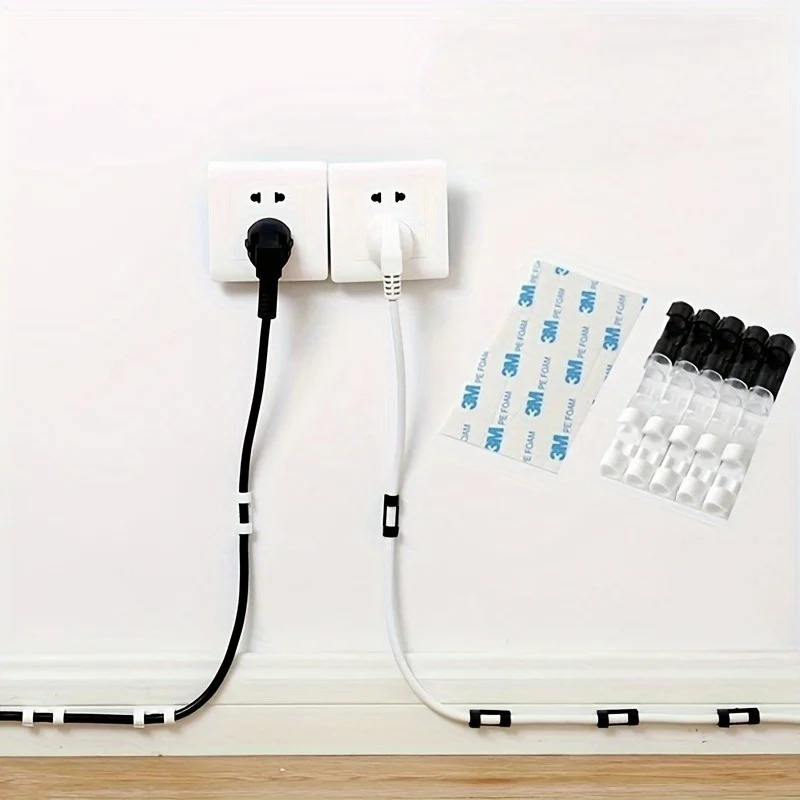 16pcs  Data Cable Organizer & Wiring Artifact Disconnect for Wall Plug-in Board Wire Management