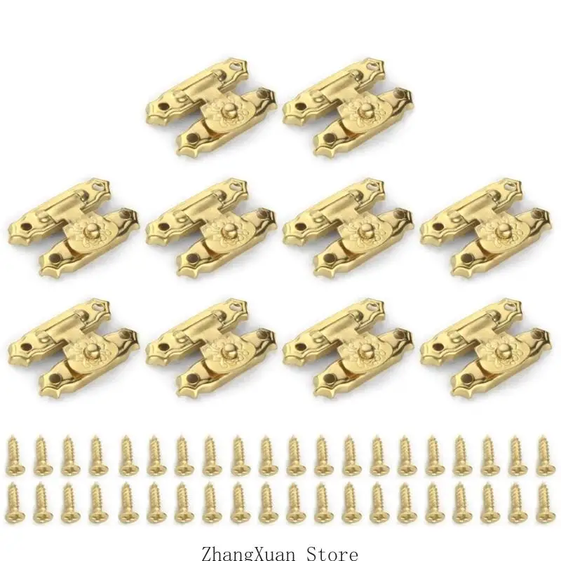 10 Stück Metall-Schraubverschluss für die Reparatur von Holzschmuck-Aufbewahrungsboxen, 3 x – Detail 4