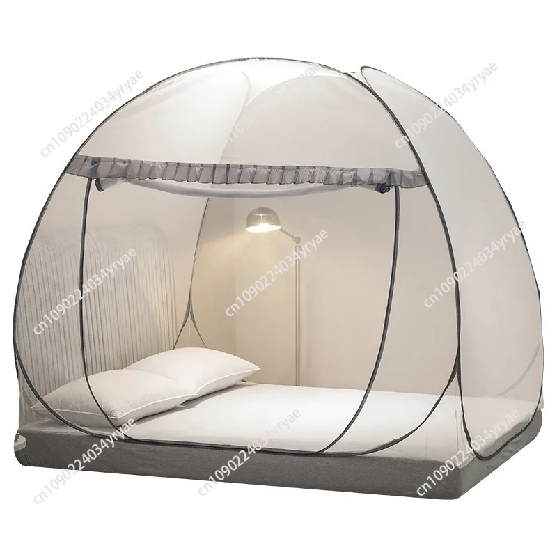 One Touch Camp Foldable Tent Mosquito Net For Bedroom Beds Folding For Single Double King Bed Outdoor Large Mosquitero