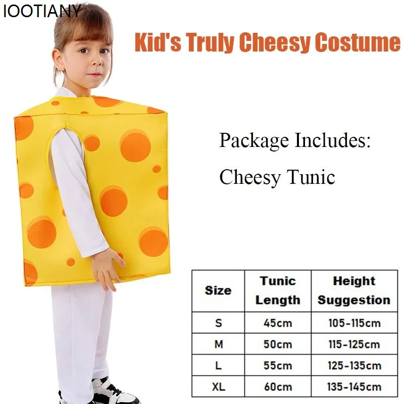 Halloween Food Cosplay Kostüme Unisex Kinder Spaß Essen Outfit Festival Leistung Kinder Set Karneval Essen Thema Party verkleiden