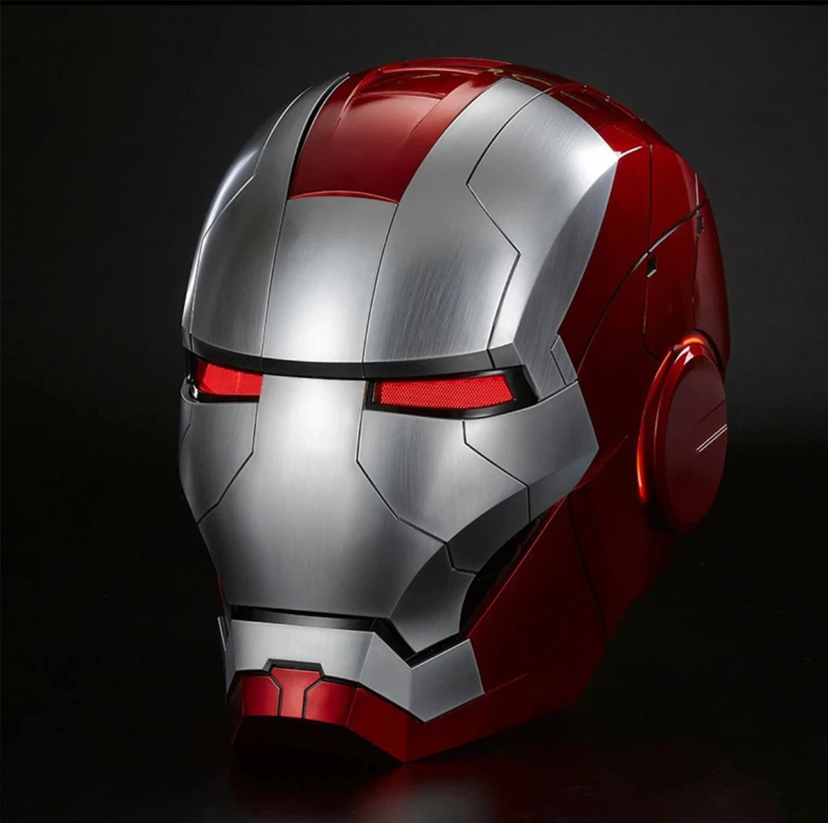 子供用LEDライト付きアイアンマンコスプレヘルメット、mk5ヘルメット
