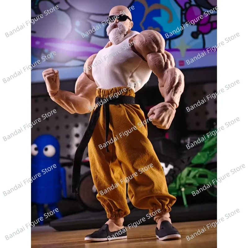 En Stock SHF Dragon Ball RTournament of Powe Kame Sennin Master Roshi ropa Romankey Doll Anime colección de figuras de acción juguete