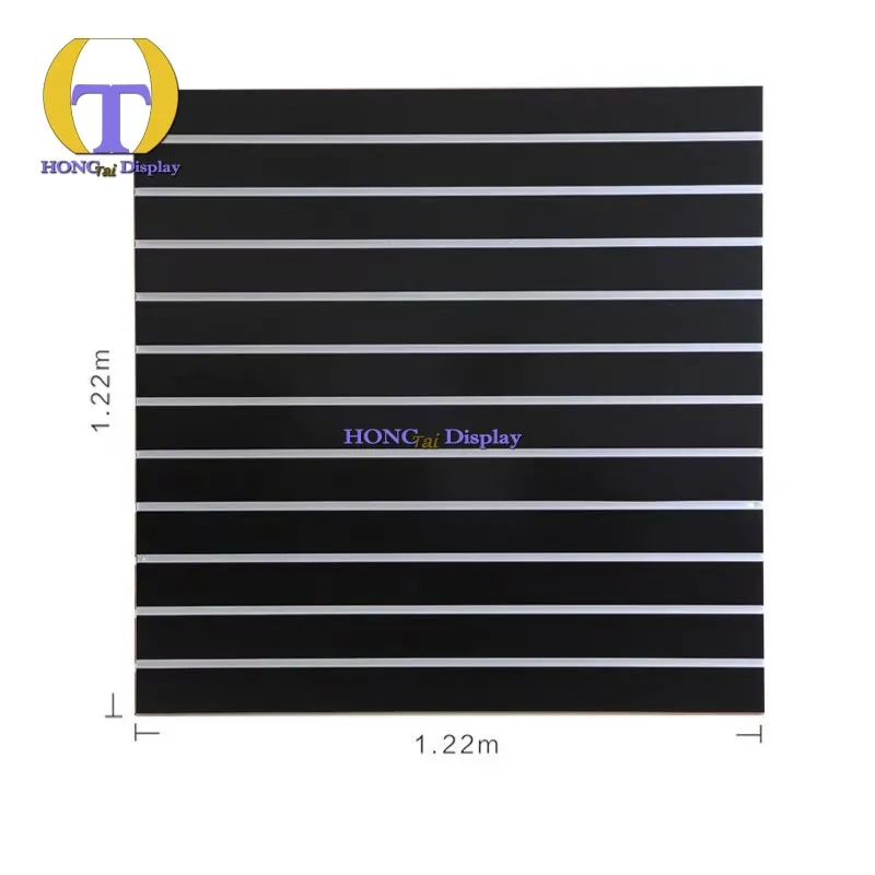 

Custom.Moisture-Proof MDF Board Slatwall Commodity Display Indoor for Decorative Applications Slat Wall