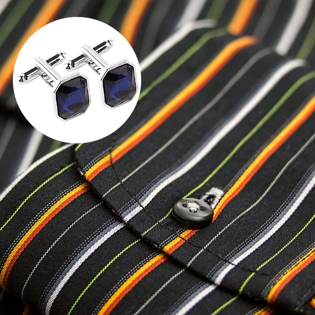 Stainless Steel Fashion Diamond Dad Shirt Men Alloy Tuxedo Rhinestone