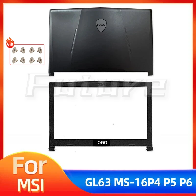 

New Laptop Cover For MSI GL63 MS-16P7 16P6 16P5 Series Laptop LCD Back Cover/Front Bezel Housing Case LCD 15.6 in