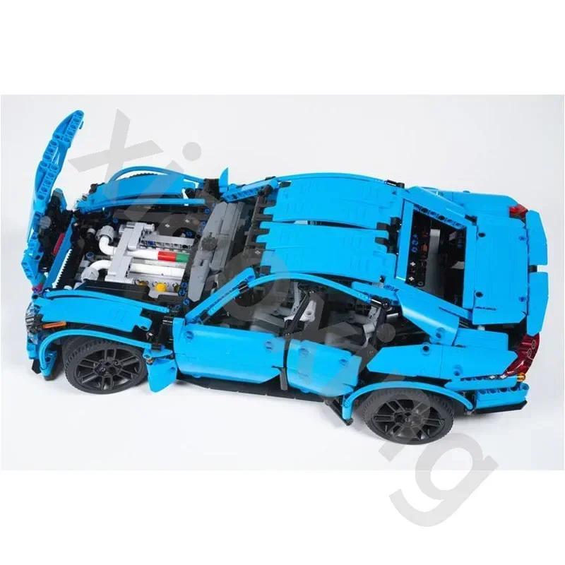 MOC-95432 New Cool Supercar 1:10 Building Block Model 2147 Parts Adult Kids Building Blocks Stitching Christmas Toy Present