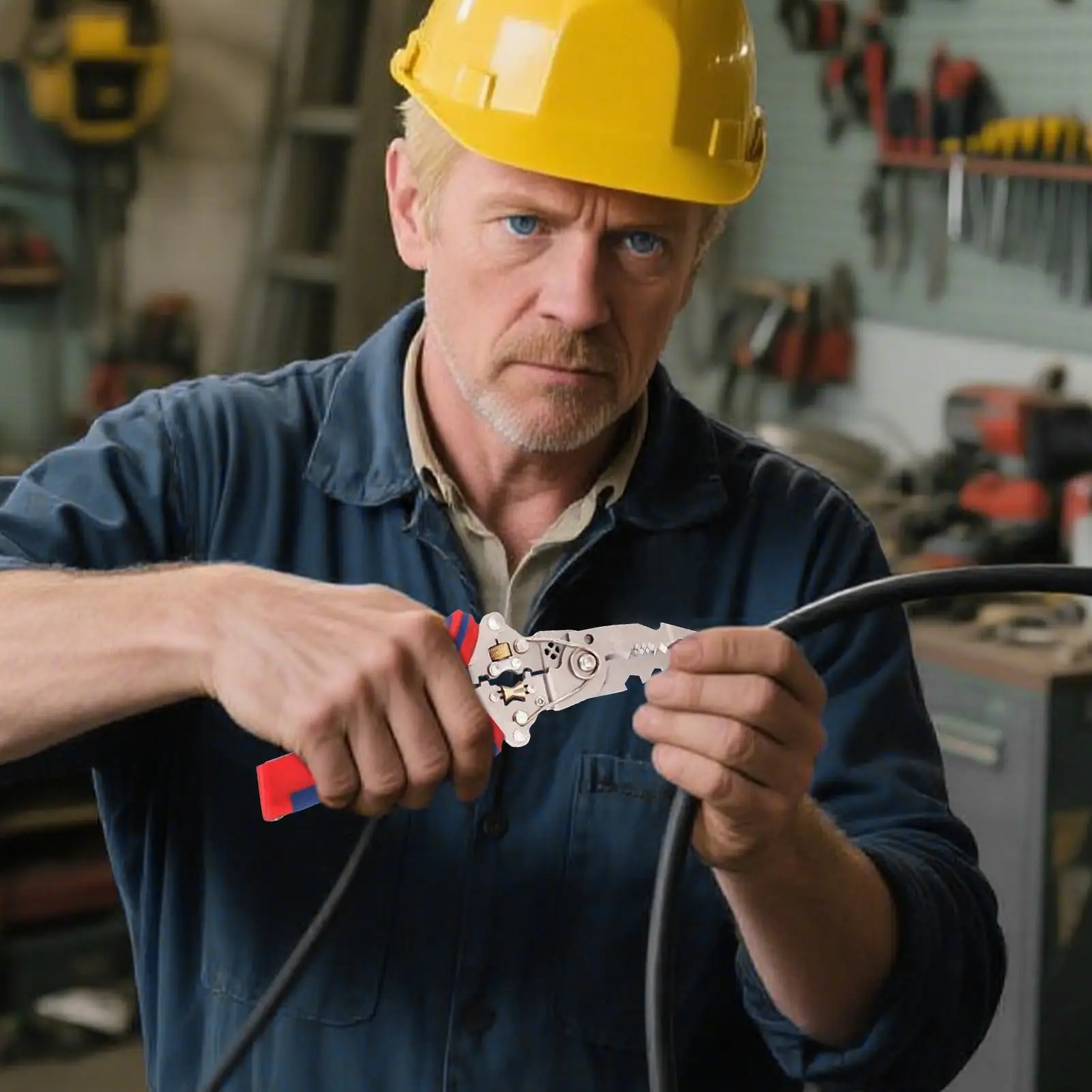 

Инструменты для зачистки электрических проводов, складной резак для проводов, инструмент для зачистки кабеля 13-в-1, разветвитель для ремонта электрика на каждый день