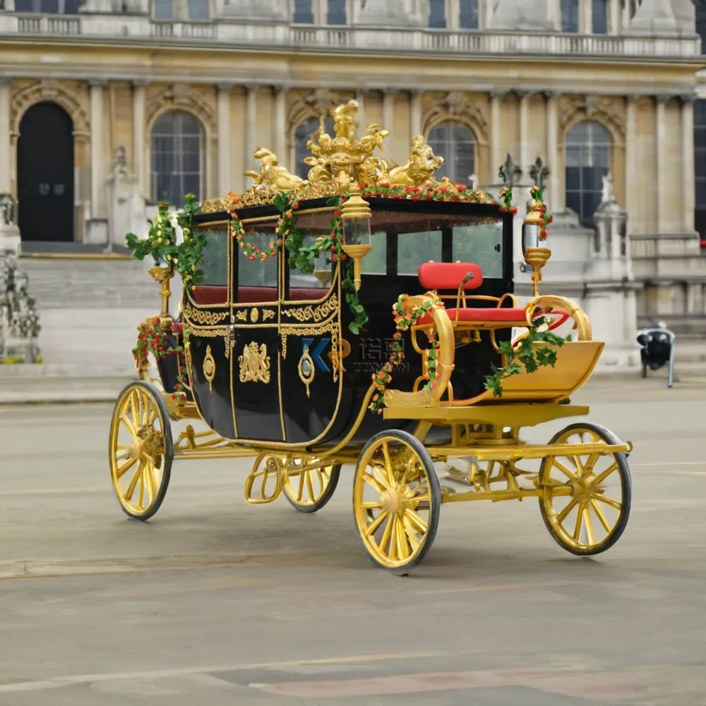 Classical Royal Horse Carriage Comfortable Royal Carriage European Royal Family Carriage Manufacturer