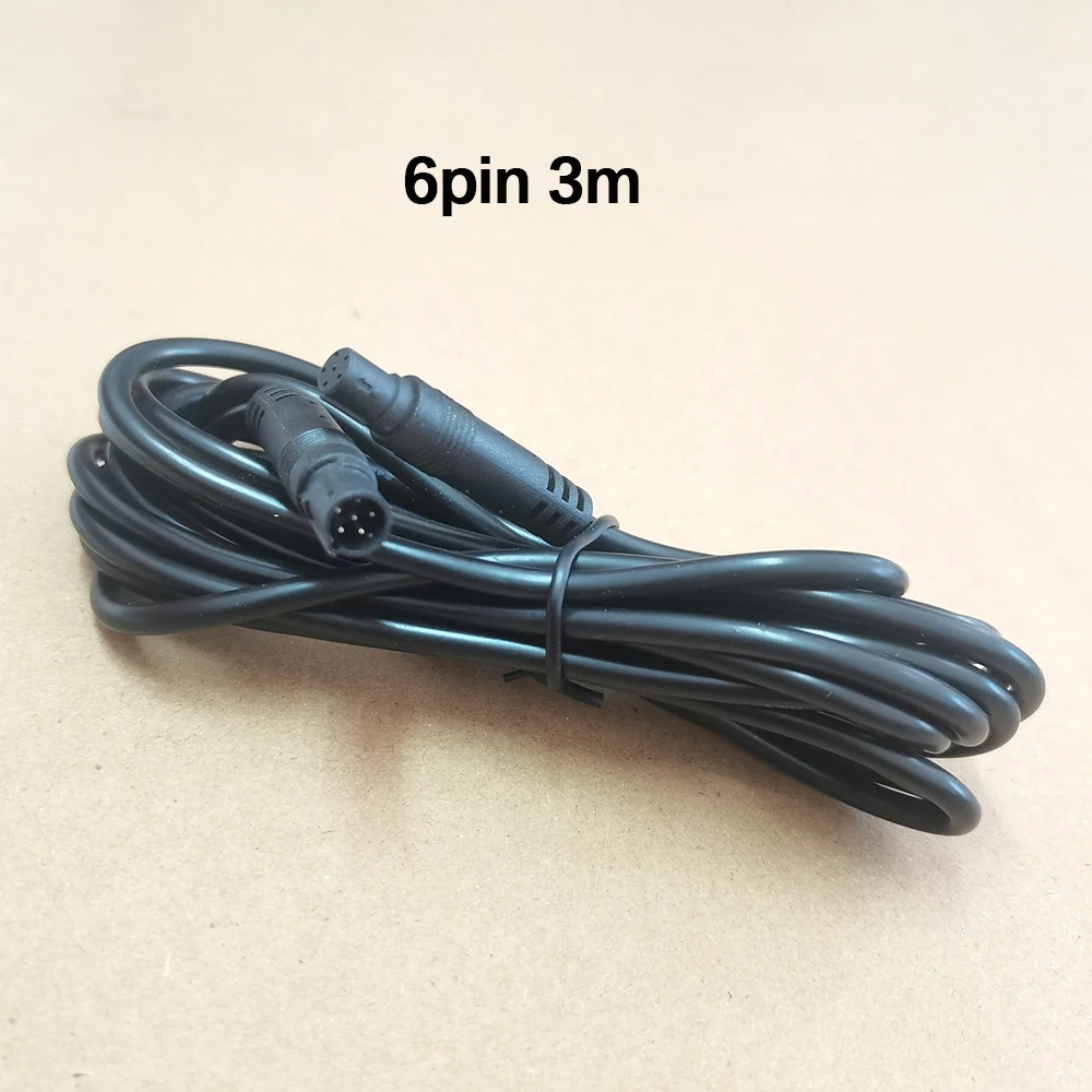1 Stück 4/5/6/8-poliges Verlängerungskabel für Autokameras, Stecker auf Buchse, 1 m, 2 m, 3 m, Kabelsatz für die Videoverbindung der Rückfahrkamera. – Detail 3
