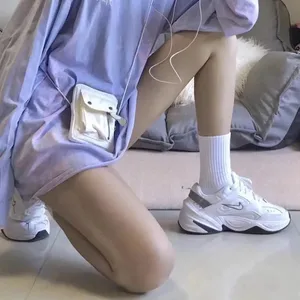 Çoraplar, kadın modası, Kore tarzı, retro, spor, sokak, gündelik, Harajuku, trend, siyah beyaz, mavi, Klein, yeşil, turuncu, kırmızı, bej, 8 en çok satılan çorap, turuncu-no. 1