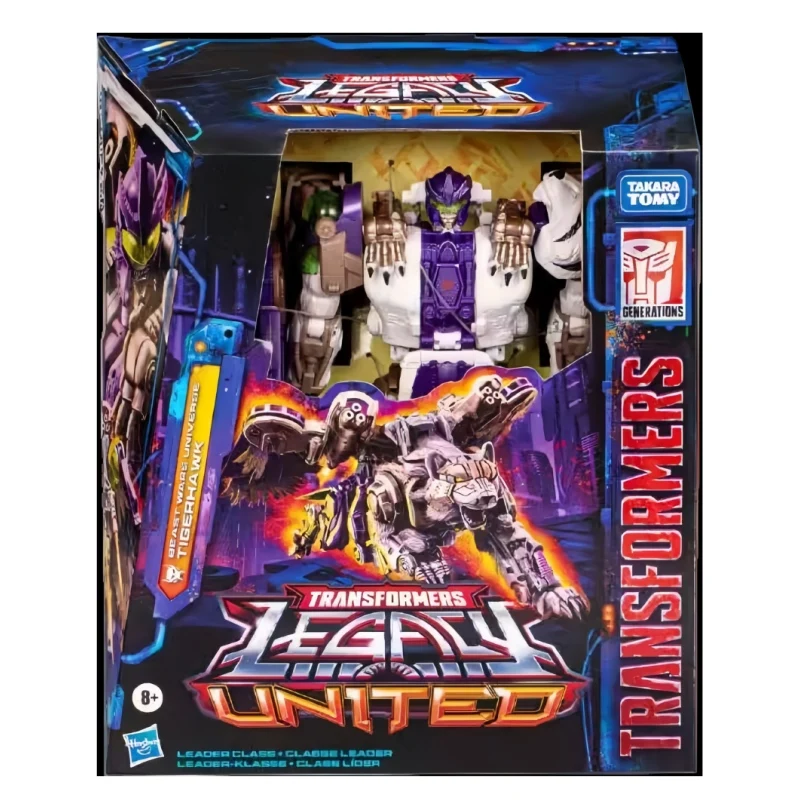 In Stock Transformed Toys Handed Down Series Heritage Tiger Eagle Leader Level Overseas Version 20 Cm F8550 Collection Model