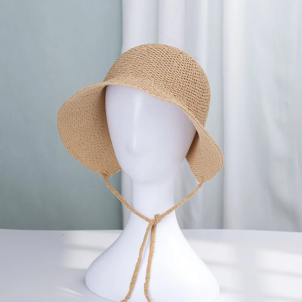 2022 NEW Womens Straw Hats Panamas UV Protection Sun Visor Beach Hats fashion Visors Foldable Female Women\'s summer hat