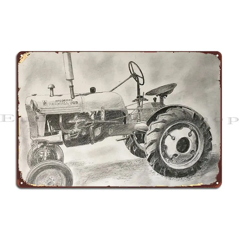 Tractor Metal Sign PaintingCustomize Design Customized Wall Decor Tin Sign Poster