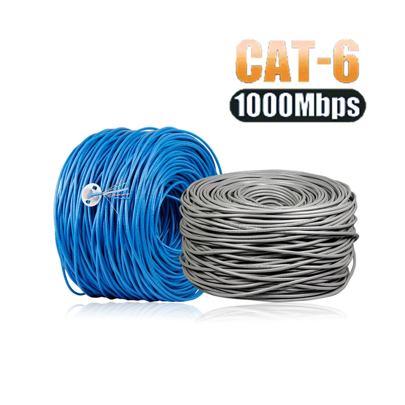 Круглый Ethernet-кабель CAT6, сетевой кабель RJ45 Lan, сетевой Ethernet-патч-корд CAT 6, сетевой кабель UTP Cat6 для компьютера, маршрутизатора, ноутбука