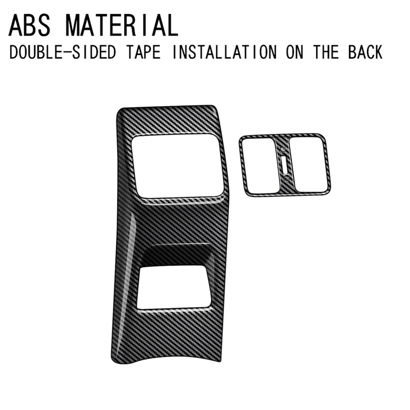 Car Rear Air Conditioner Vent Outlet Frame Anti-Kick Panel Cover Trim For Honda WRV 2024 Japanese Version