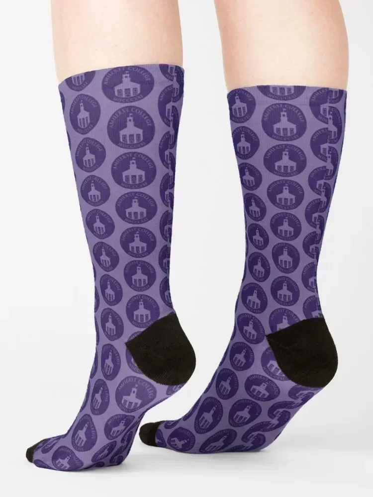 Amherst College Socks snow FASHION anime christmass gift Designer Man Socks Women's