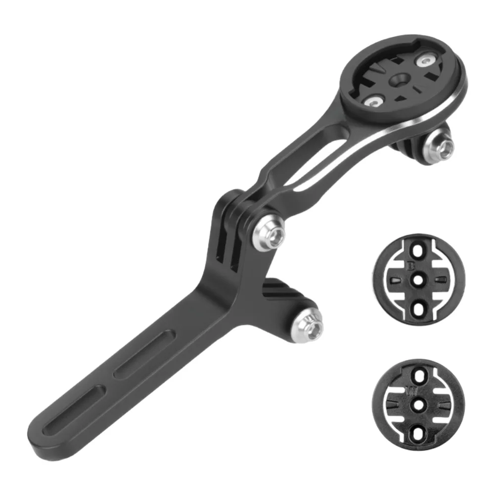 

Lightweight Aluminum Alloy Bicycle Computer Mount for Garmin Models with 3 Base Adapters and Easy Installation