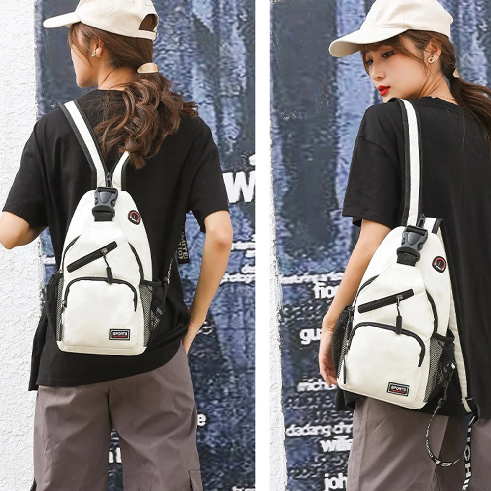 Brusttasche Schulter Umhängetasche Umhängetasche Männer Sport Funktionelle Laufen Radfahren Tasche Messengers Taschen Sling Pack