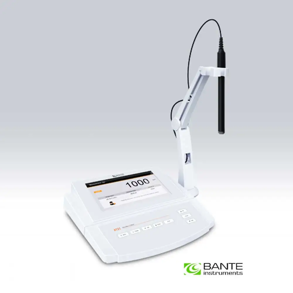 Medidor digital de dureza del agua, analizador de sobremesa, almacenamiento de datos de alta precisión, marca BANTE