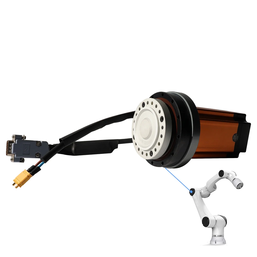 36v canopen robot arm servo motor exoskeleton joint actuator robot hand arm joint electric rotary actuator