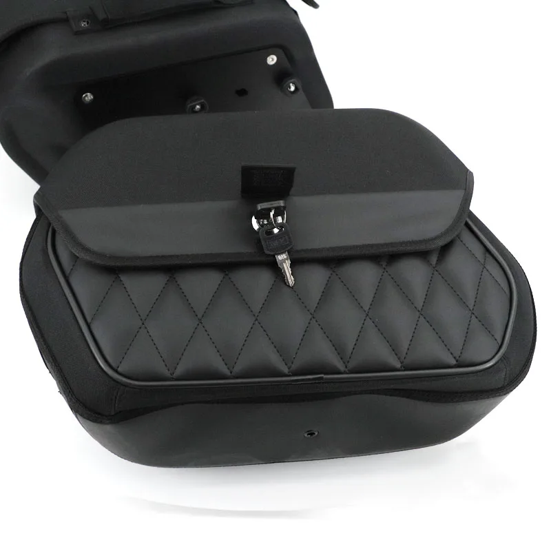 Motorcycle Luggage SaddleBags For Bonneville Speedmaster 2018-2023 Traveling Side Bag 19.5L High-capacity