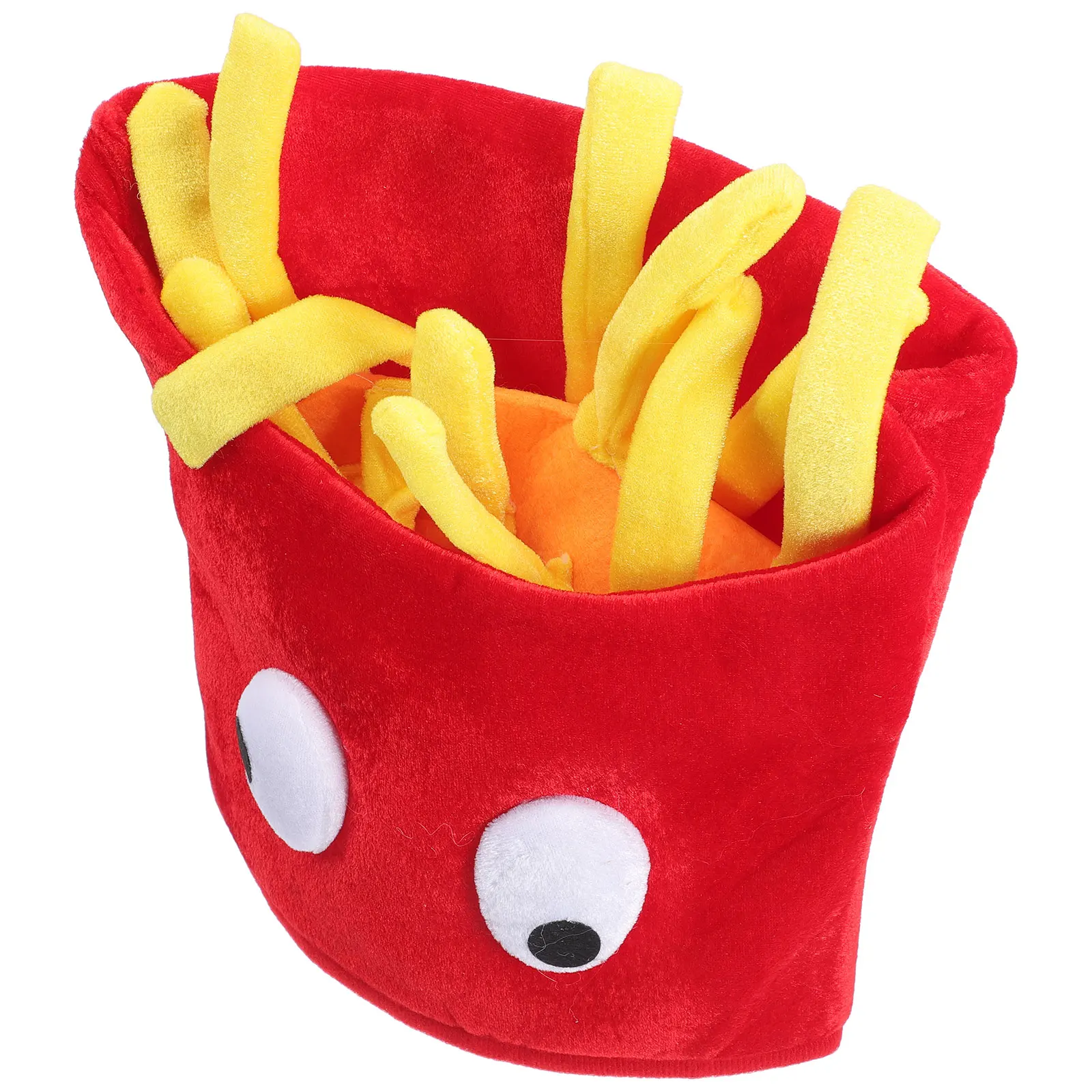 

French Fries Hat Comfortable to Wear Cosplay Costume Accessory Party Headwear Carnival Photo Prop French Fries Shape Hat