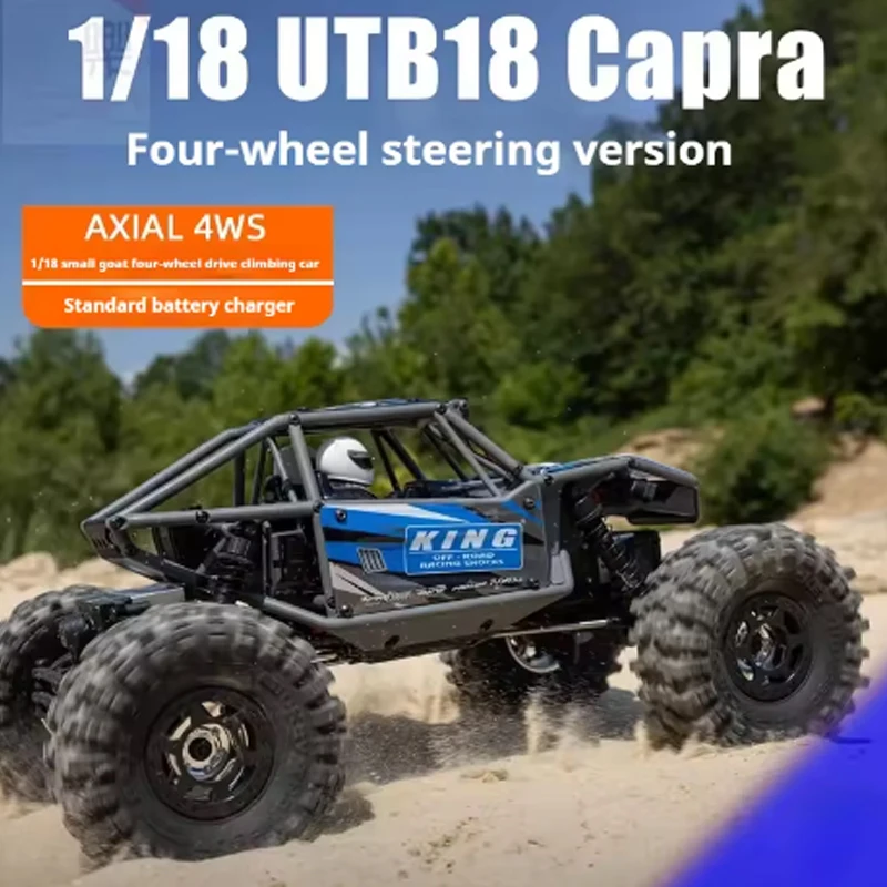 AXIAL UTB18 Capra Crawler Trail Buggy RTR 4WS 4WD 1/10 RC Electric Remote Control Model Car Rock Crawler Adult Children's Toys