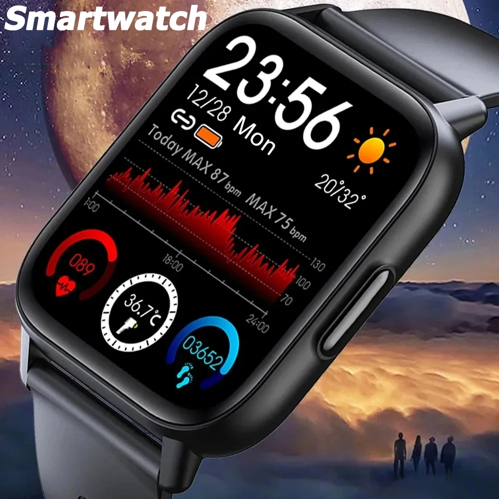 Smart Watch 2024 Bluetooth Call Sleep monitoraggio della salute della frequenza cardiaca orologi GPS per uomo donna Sport Fitness Smartwatch