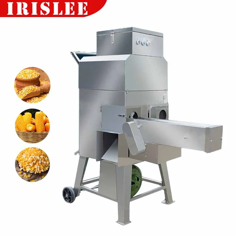 Fresh Corn Thresher Machine Electric Corn Sheller Thresher Machine Soya New Designed Maize Skin Removing Shelling
